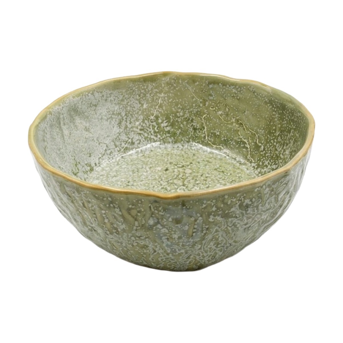 BOWL CERAMICA VERDE 25.5X9CM 