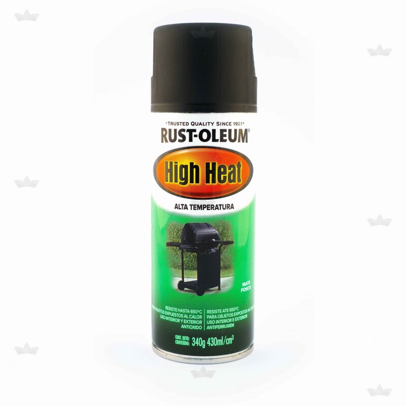 AEROSOL RUST OLEUM ALTA-TEMPERATURA NEGRO MATE- 340GRS N/A