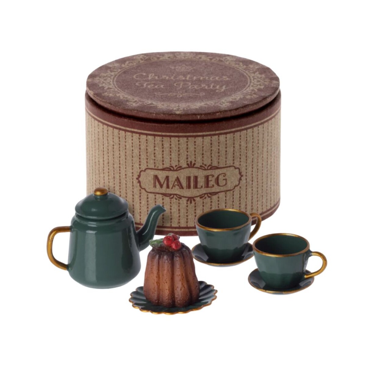 JUEGO DE TE NAVIDEÑO MAILEG 