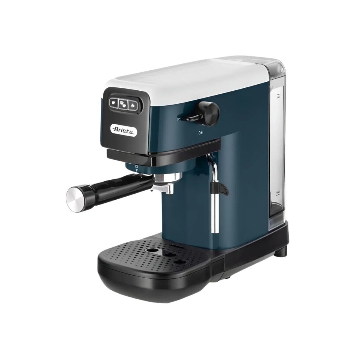 Cafetera Espresso - 15 Bares 1300W - con Espumador - Ariete - Blanca 