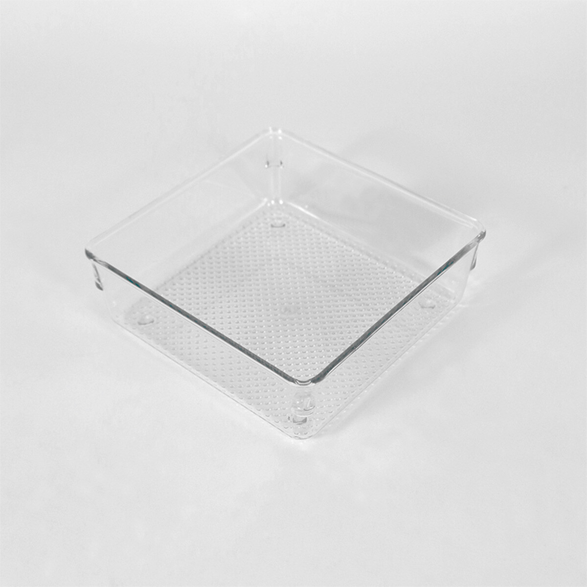 ORGANIZADOR CUAD ACRIL TRANSP 15X15X5CM 