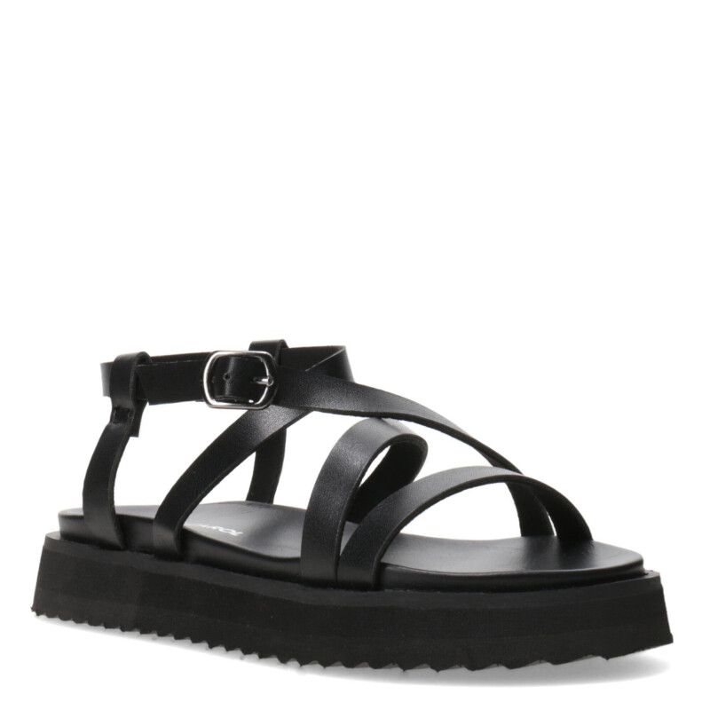 Sandalias de Niña MINI Miss Carol Califa con Hebilla Negro