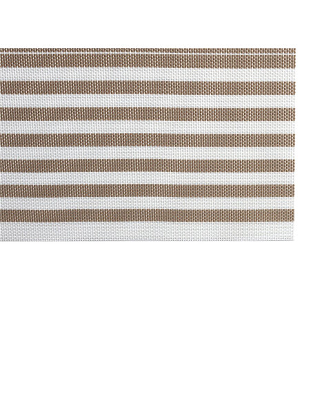 INDIVIDUAL PVC RAYAS 45x30CM BEIGE/BLANCO INDIVIDUAL PVC RAYAS 45x30CM BEIGE/BLANCO