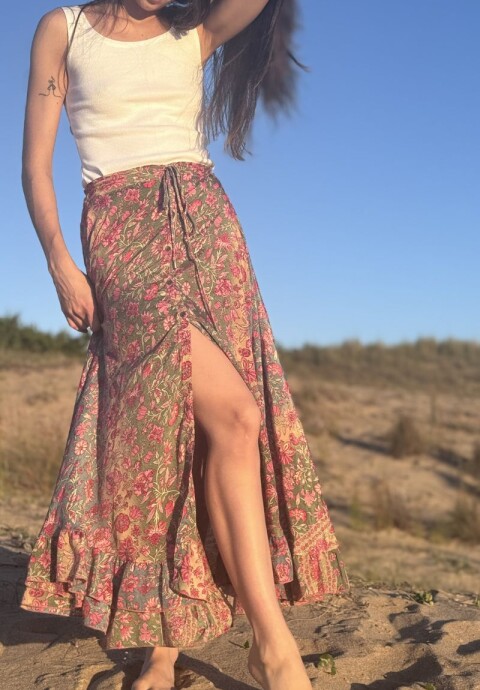 Pollera bella Rosa