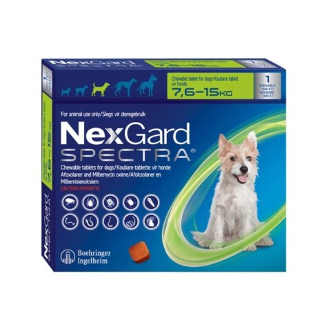 Nex gard Spectra Caja X 1 Comp 7-15 Kg Nex gard Spectra Caja X 1 Comp 7-15 Kg