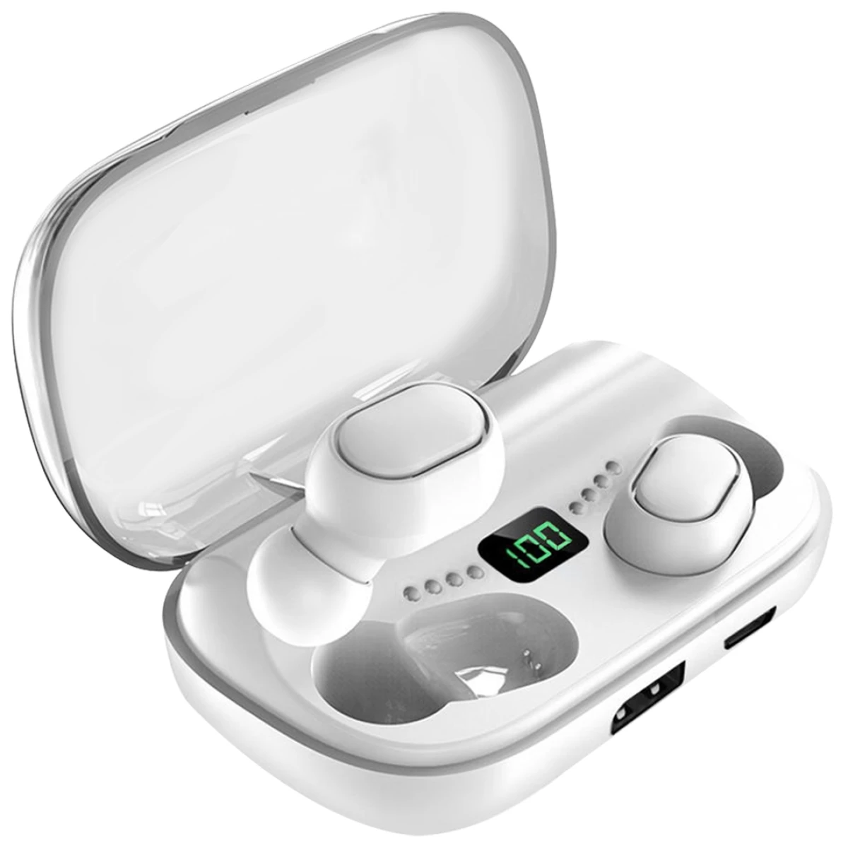Auriculares Bluetooth In-Ear TWS-T11 - Blanco 