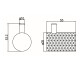 PERCHA LABRADA EN GRIS GRAFITO - SERIE SIGNATURE GRIS