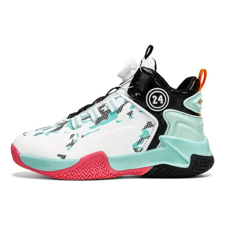 Calzado Deportivo De Basketball P/niño Unisex Multicolor