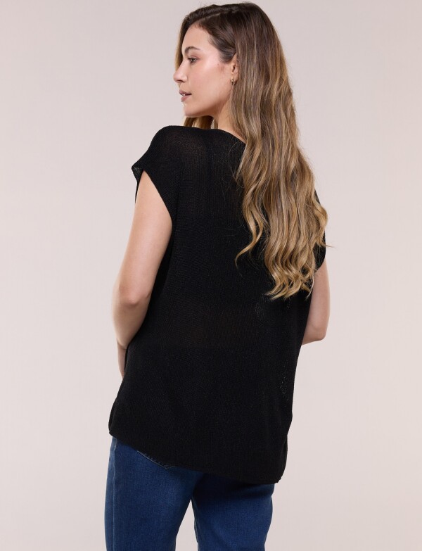 Blusa Lurex NEGRO