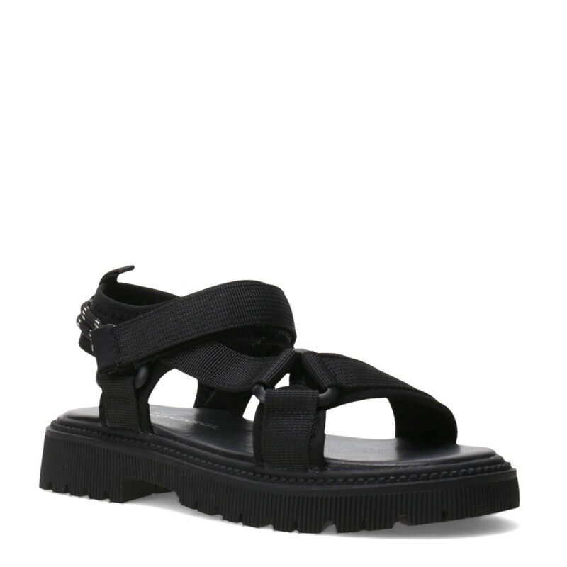 Sandalias de Niña MINI Miss Carol Califa de Tela Con Tiras Negro