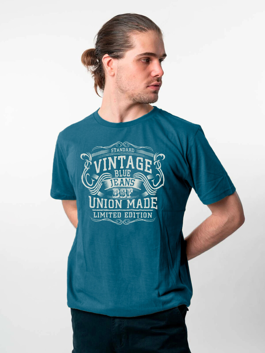 T-Shirt Print Union - Petroleo 