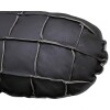 Almohadón Cuero - 56x35cm - oval chico Gris