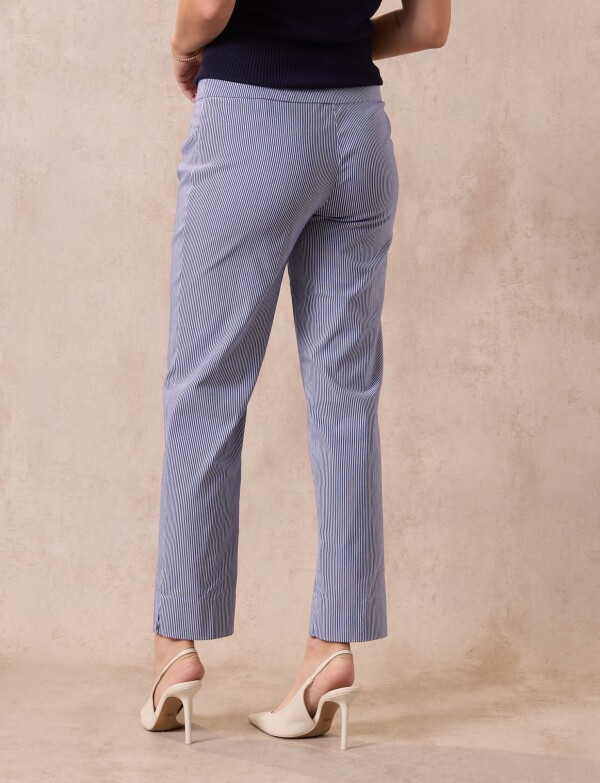 Pantalon Modelador BLANCO/AZUL