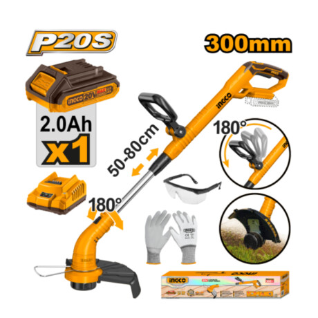 Cortadora de Cesped INGCO Eléctrica 3 Alturas de Corte 1600W