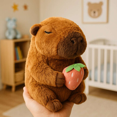 Peluche de carpincho frutilla Frutilla