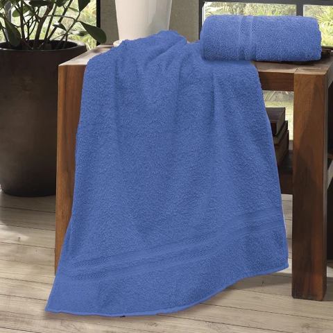 Toalla Paris 100% Algodón 65 x 140 cm Verde AZUL