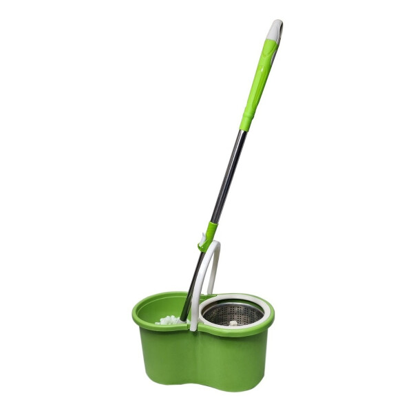 Mopa Giratoria Premium De Acero Inoxidable Excelente Calidad Variante Color Verde