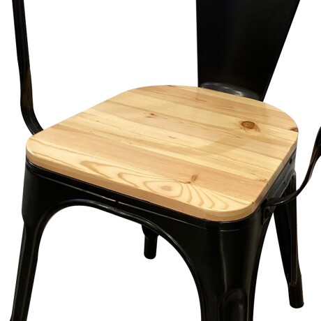 Butaca Tolix Asiento de Madera 001