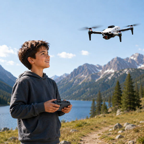 Drone T18p Con 2 Cámara Hd Y Control Remoto DRONE 2 CAMARAS T18P