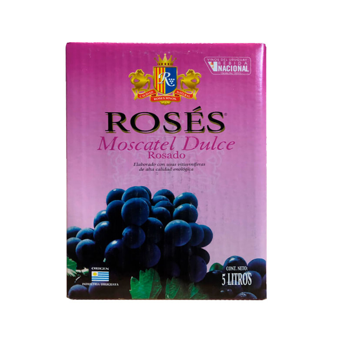 Vino roses 5L - Rosado moscatel dulce 