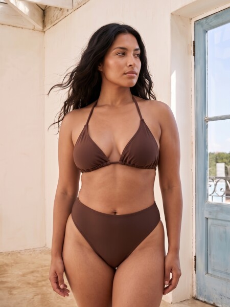BIKINI TIRO ALTO CHOCOLATE