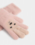 Guantes Infantiles Animalito Guantes - Rosa Claro