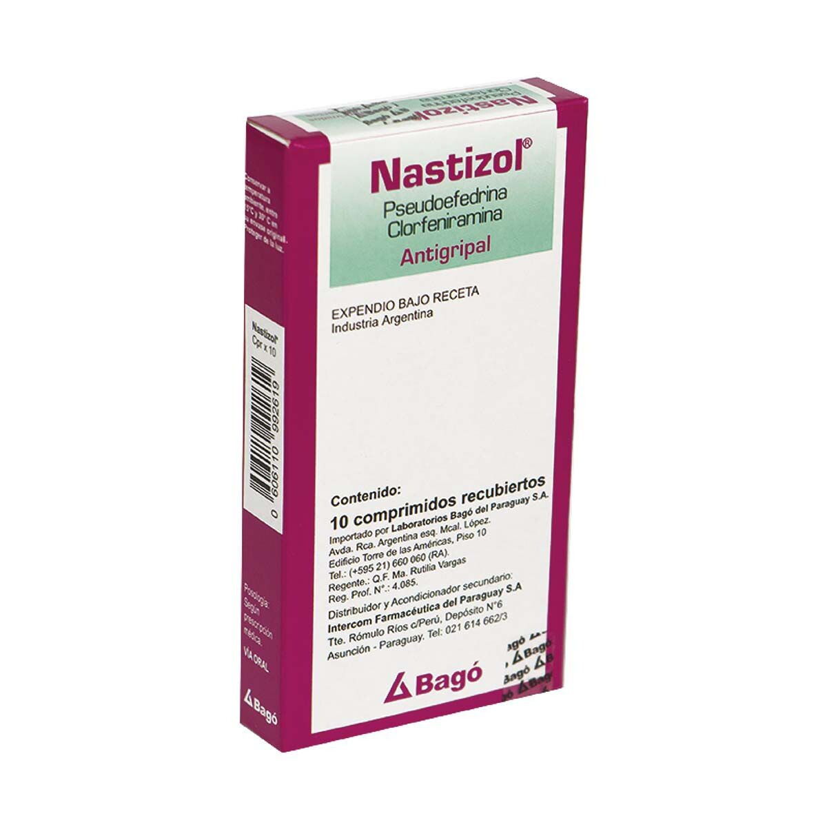 NASTIZOL CJ X 10 COMPRIMIDOS 