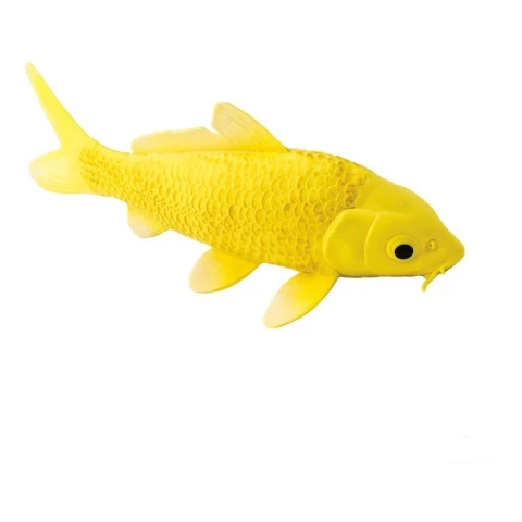 Koi Pez Amarillo Safari Figura Marina Muñeco Realista Koi Pez Amarillo Safari Figura Marina Muñeco Realista