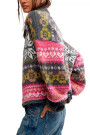 SNOWDRIFT CARDIGAN Rosa