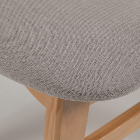 Silla Cleo - Cedro - Respaldo laminado - Tela Rústica Tostado (CH)