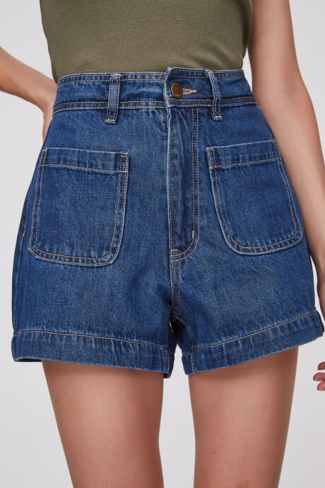 Short Tariane Azul Indigo