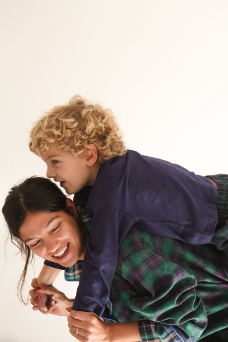 Mini Boy Sleepwalker Verde / Azul