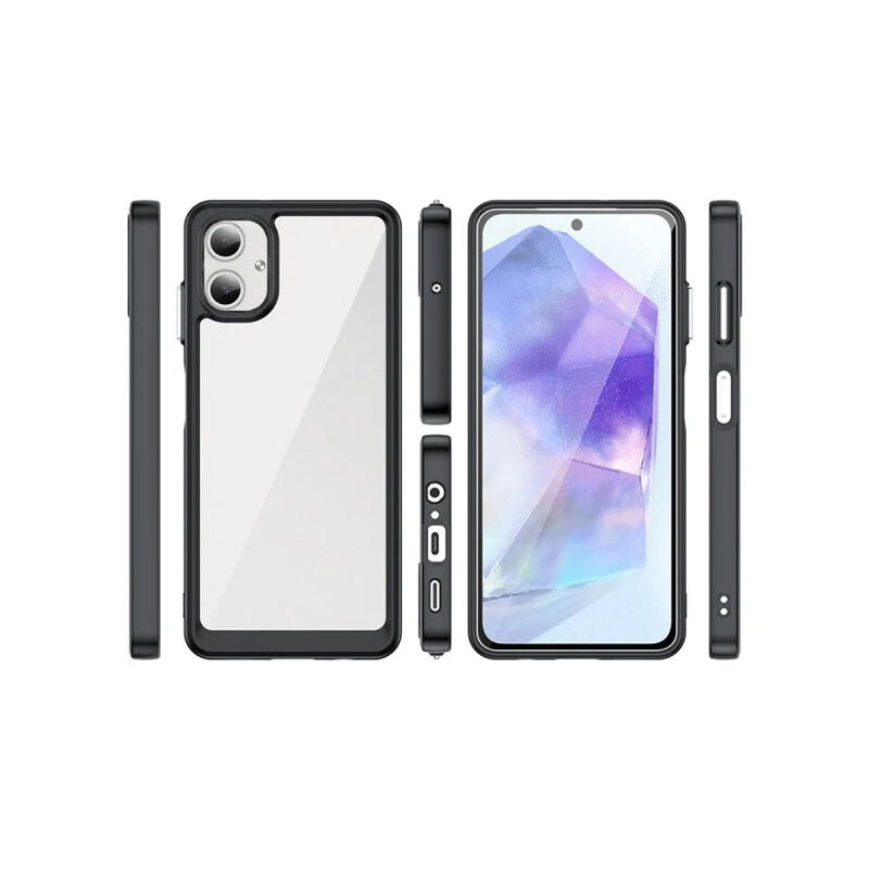 Protector para Samsung Galaxy A06 bordes color negro Protector Para Samsung Galaxy A06 Bordes Color Negro