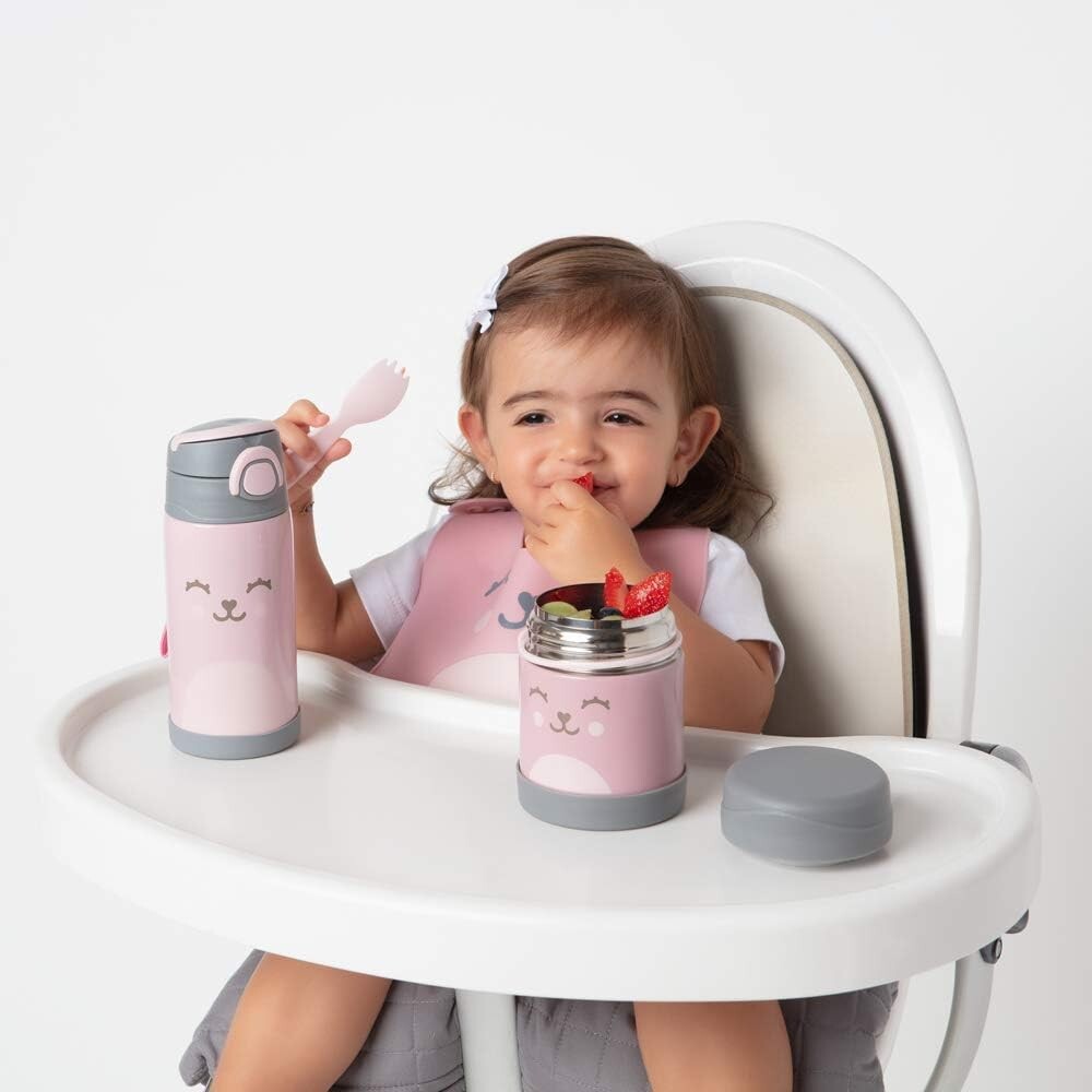 Vaso termico oso GUMMY buba rosa