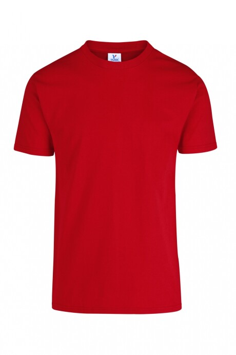 Camiseta a la base peso medio Rojo
