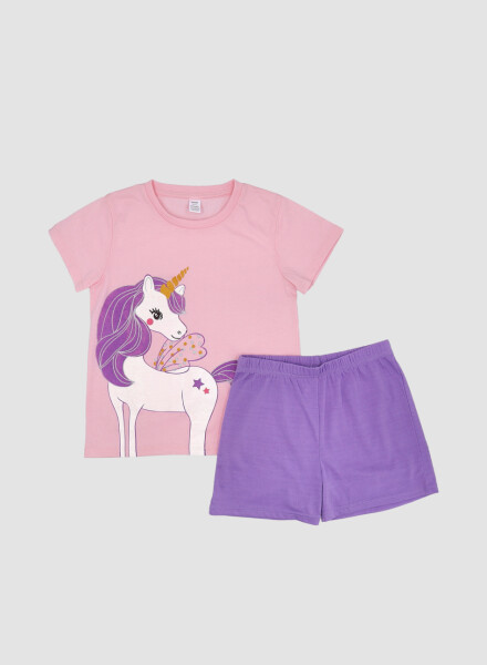 Pijama infantil unicorn Lilac