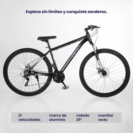 Bicicleta Montaña Bike Ruta R29 Freno Disco Acero Negro