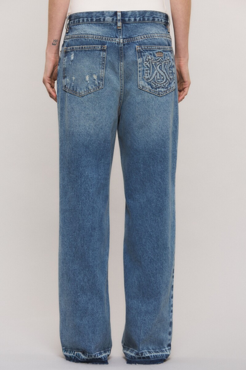 JEANS ETERNAL CROSSED BLUE Azul