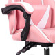 Silla gamer giratoria ROSA CLARO