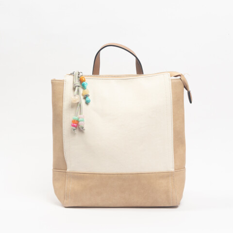 MOCHILA NOVYRA BEIGE MOCHILA NOVYRA BEIGE