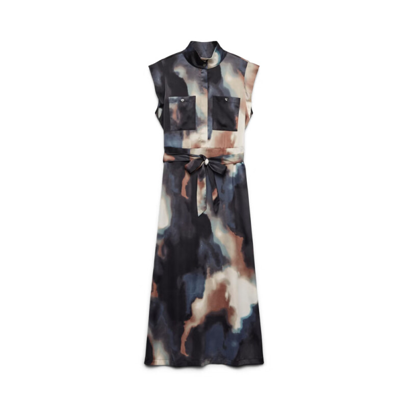 VMJOA SL 7/8 DRESS PR WVN GA BLACK