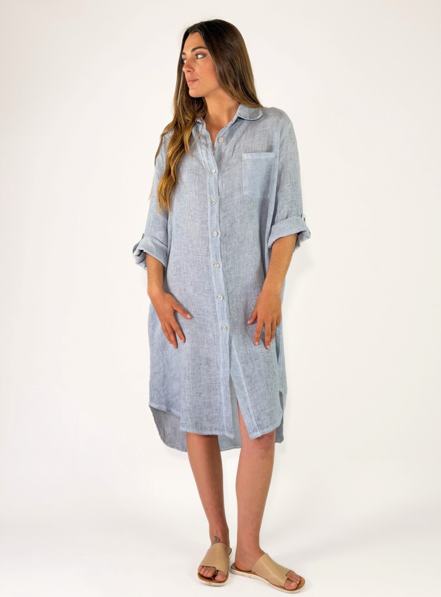 CAMISOLA CORALINA - CELESTE 