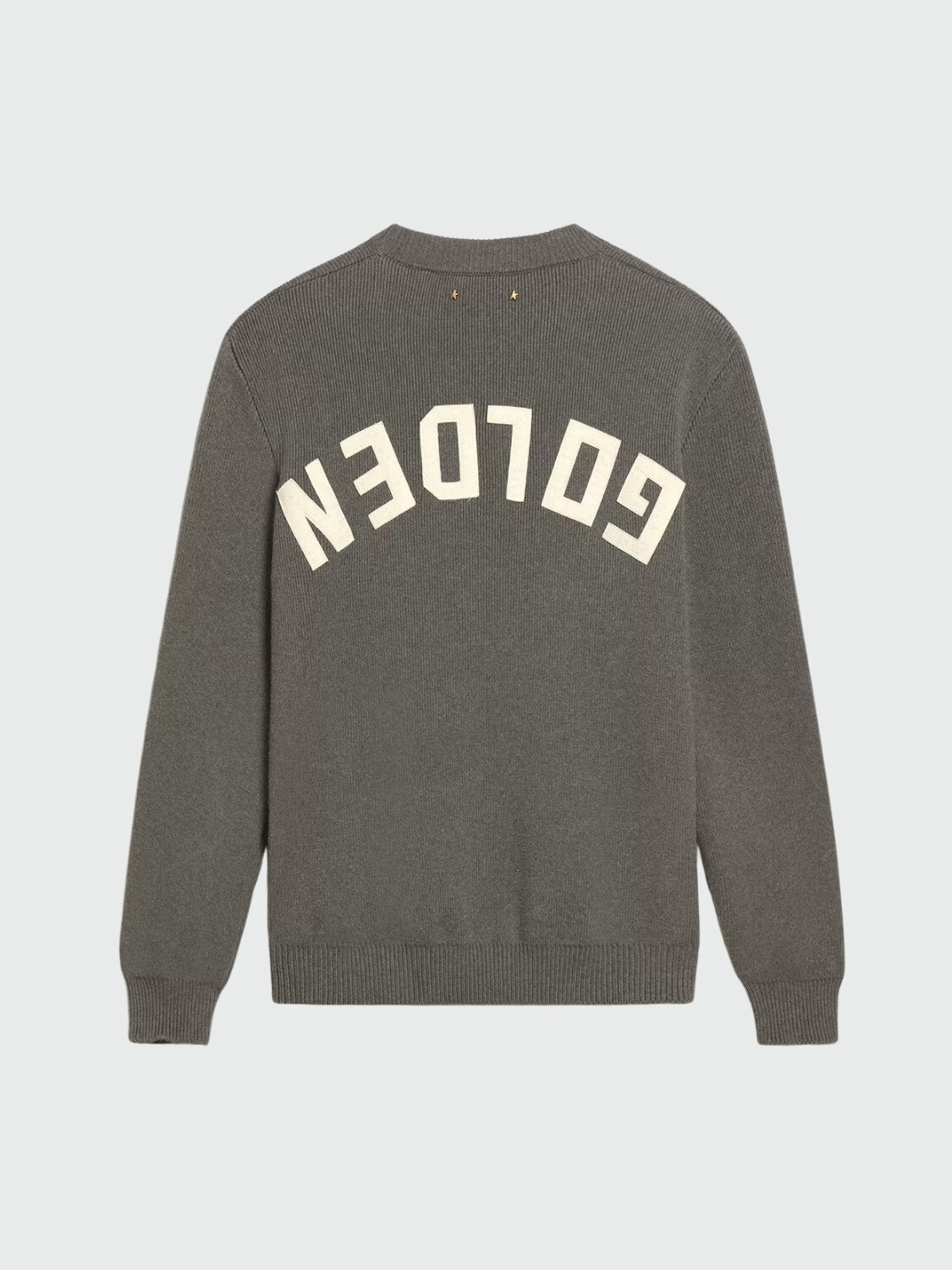 GOLDEN GOOSE - Buzo de Cuello Redondo con Logotipo en la Espalda Alta Automática