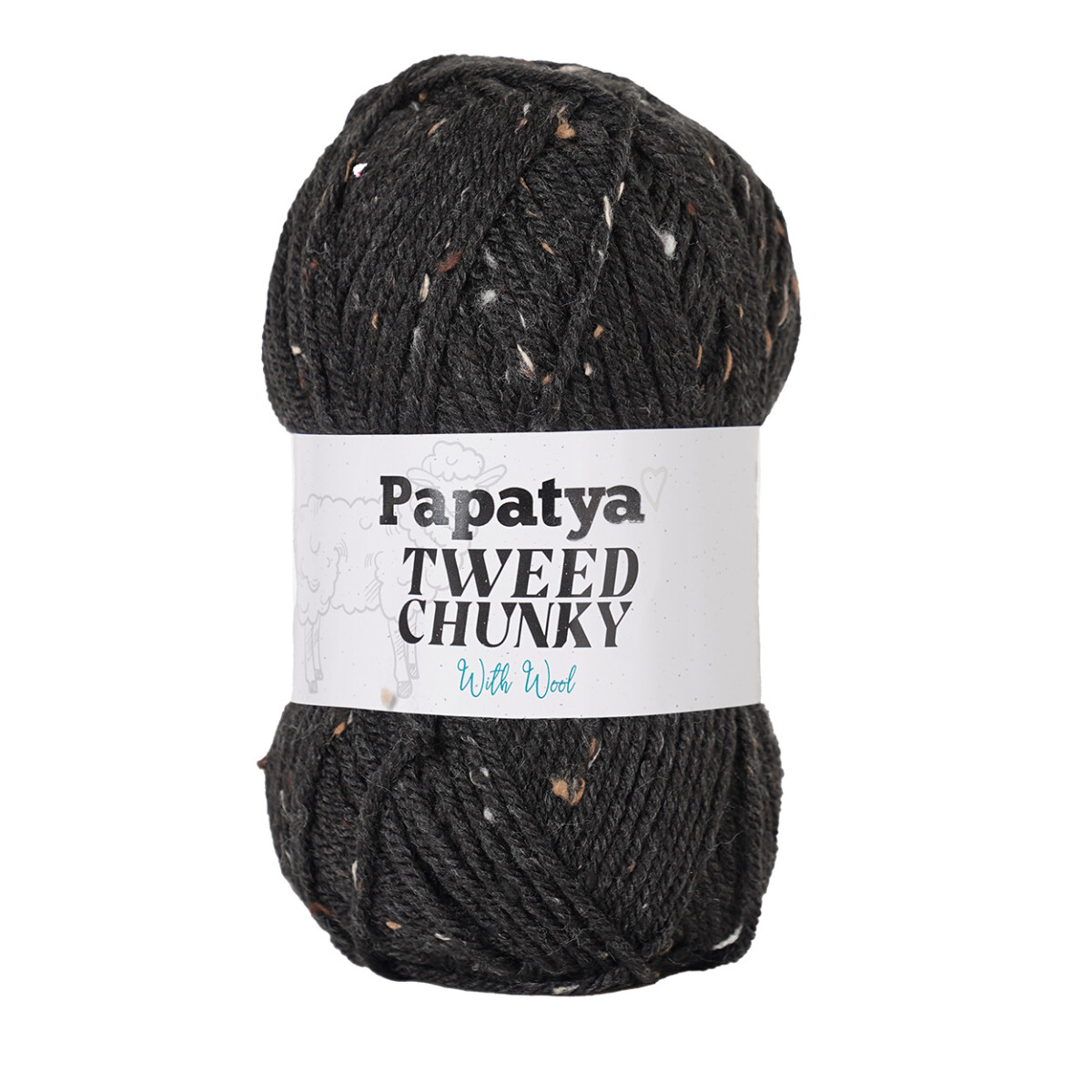 tweed chunky - negro 