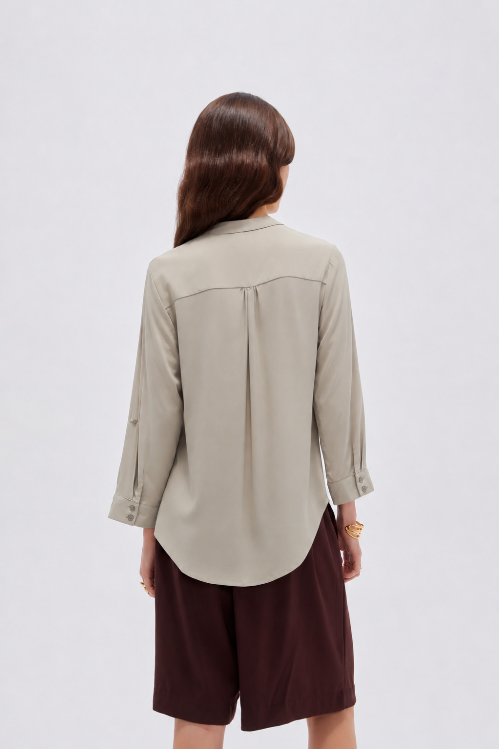 Blusa Au Verde Grisaceo