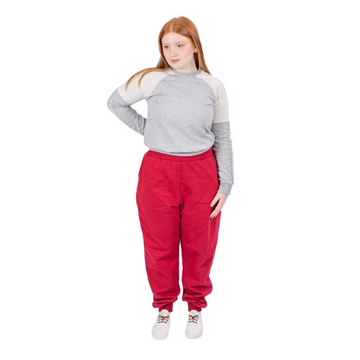 Pantalón de Algodón Dama Habana Plus - ROJO 