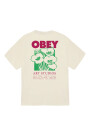 OBEY ART STUDIO FLOWERS Crema
