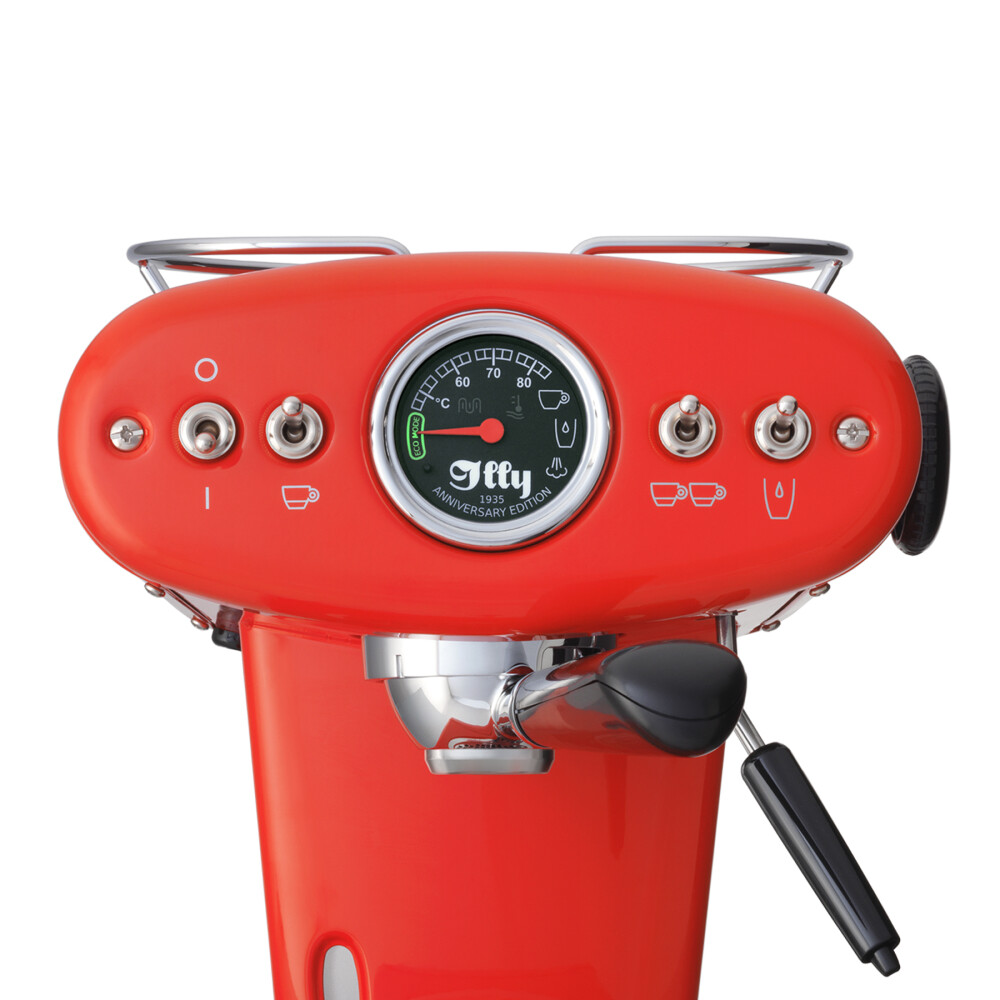Máquina de café molido y monodosis E.S.E.: X1 Anniversary E.S.E. & Molido roja Máquina de café molido y monodosis E.S.E.: X1 Anniversary E.S.E. & Molido roja