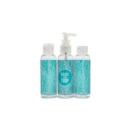 SET DE BOTELLAS PARA VIAJE 3 EN 1 SET DE BOTELLAS PARA VIAJE 3 EN 1