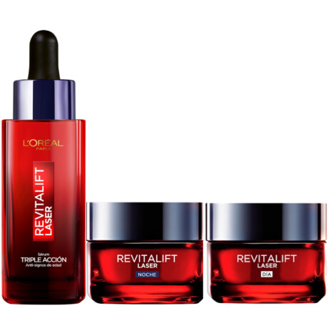 Pack L'Oréal Revitalift Laser Rutina Sérum, Día y Noche Pack L'Oréal Revitalift Laser Rutina Sérum, Día y Noche